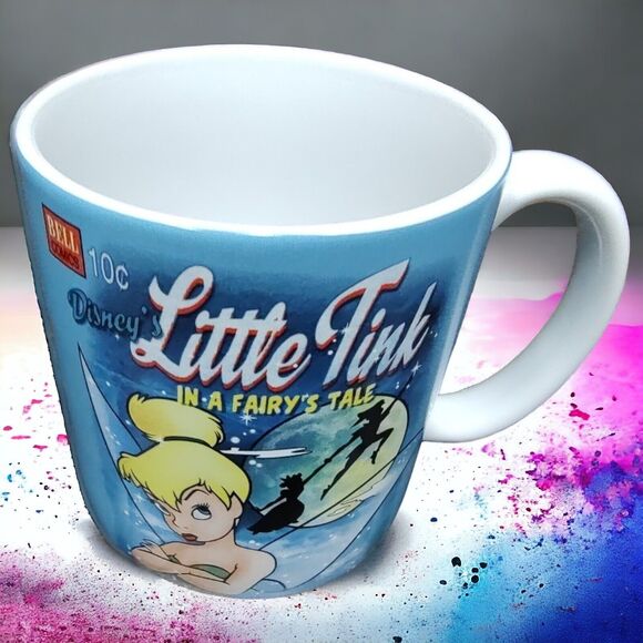 NEW Disneys Little Tink Fairy's Tale Tinker Bell 10C Comics Disney Store Mug Cup - Picture 3 of 11